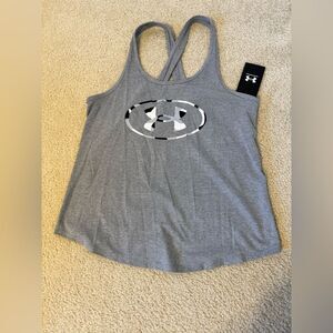 Nwt under armour gray tank top sz medium